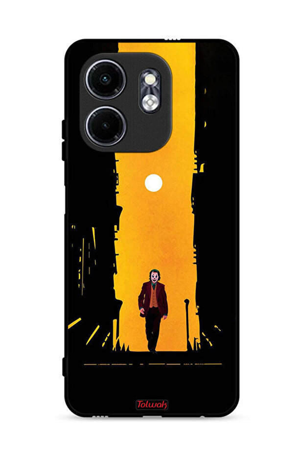 غطاء حماية لهاتف Infinix Smart 9 4G بتصميم جوكر، عمل فني رقمي تجريدي