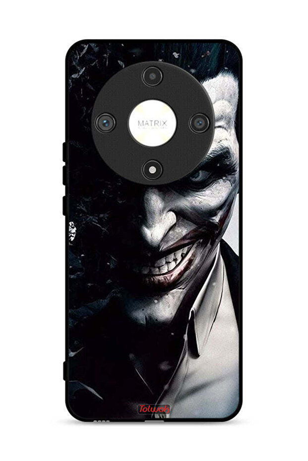 غطاء حماية لهاتف Honor X9b 5G بتصميم نصف وجه الجوكر
