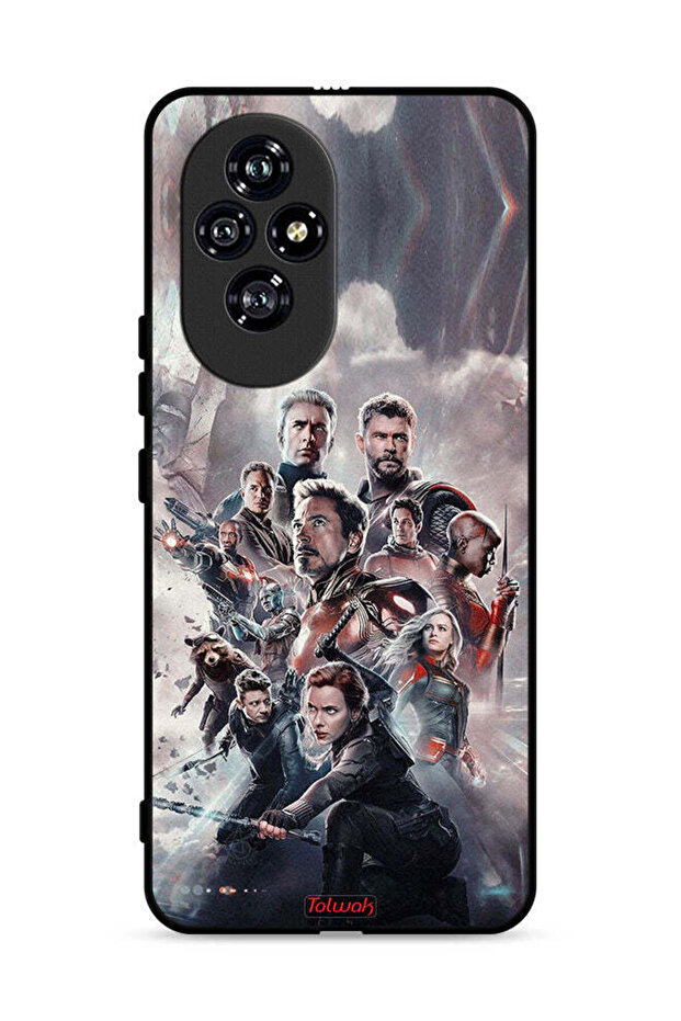 غطاء حماية لهاتف Honor 200 5G بتصميم Avengers