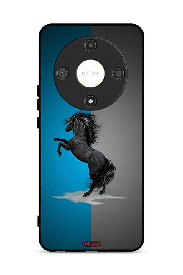 غطاء حماية لهاتف Honor X9b 5G برسومات حصان