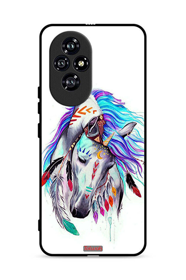 غطاء حماية لهاتف Honor 200 5G بتصميم حصان