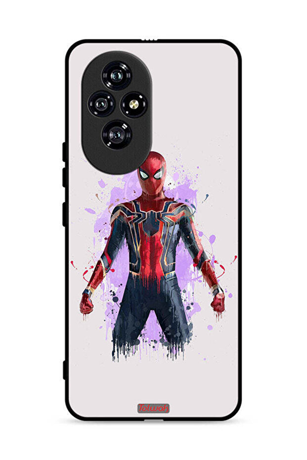 غطاء حماية لهاتف Honor 200 5G بتصميم العنكبوت الحديدي