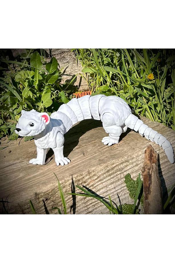 Gelincik Oyuncak-Ormanın Çevik Efsanesi! 🐾🌲💨3d Hareketli Organik Vip Model - Büyük Dev Boy - 5