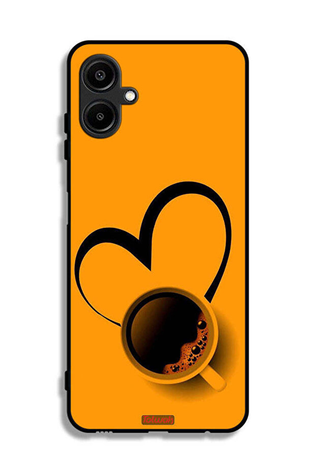 غطاء حماية لهاتف Samsung Galaxy M06 5G بتصميم فنجان قهوة