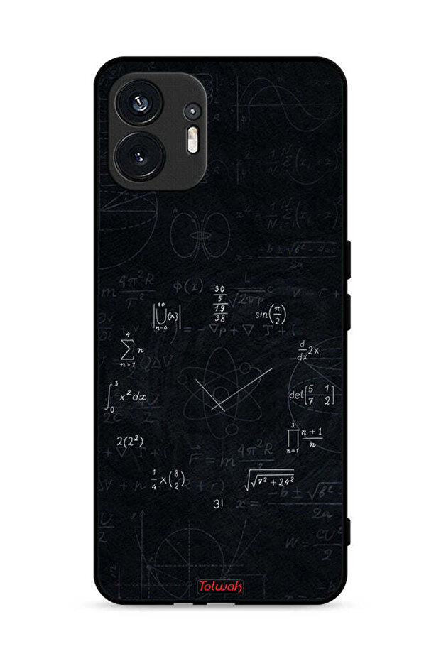 Nothing Phone (2) 5G Protective Case Cover Maths Clock
