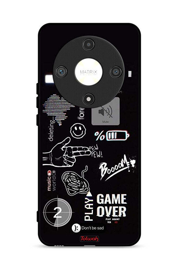 Honor X9b 5G Protective Case Cover Game Over Pew Pew