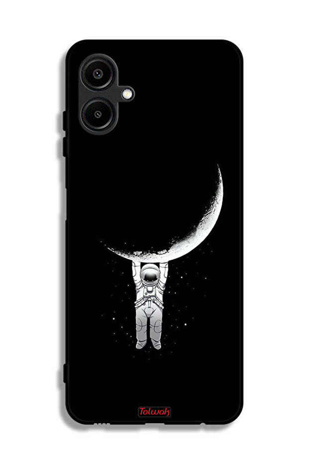 غطاء حماية لهاتف Samsung Galaxy M06 5G معلق من القمر