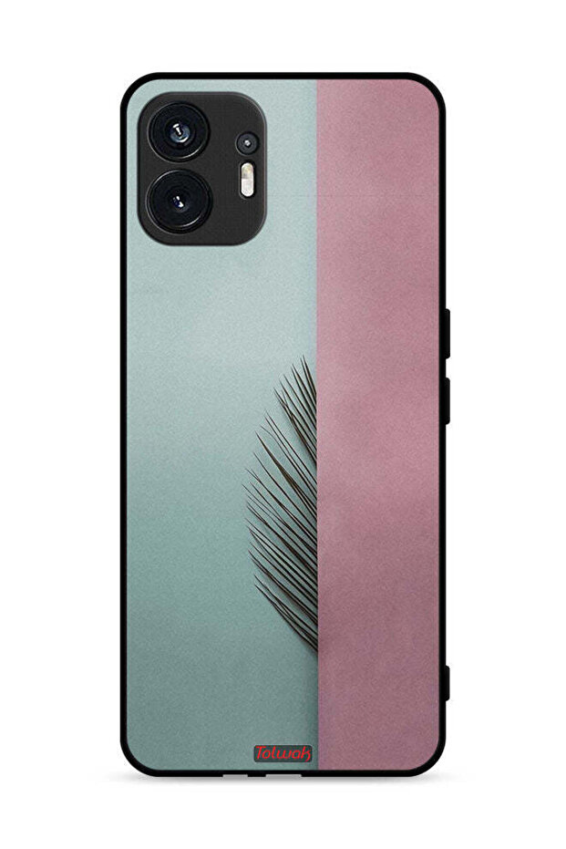 غطاء حماية لهاتف Nothing Phone (2) 5G بأوراق نصفية