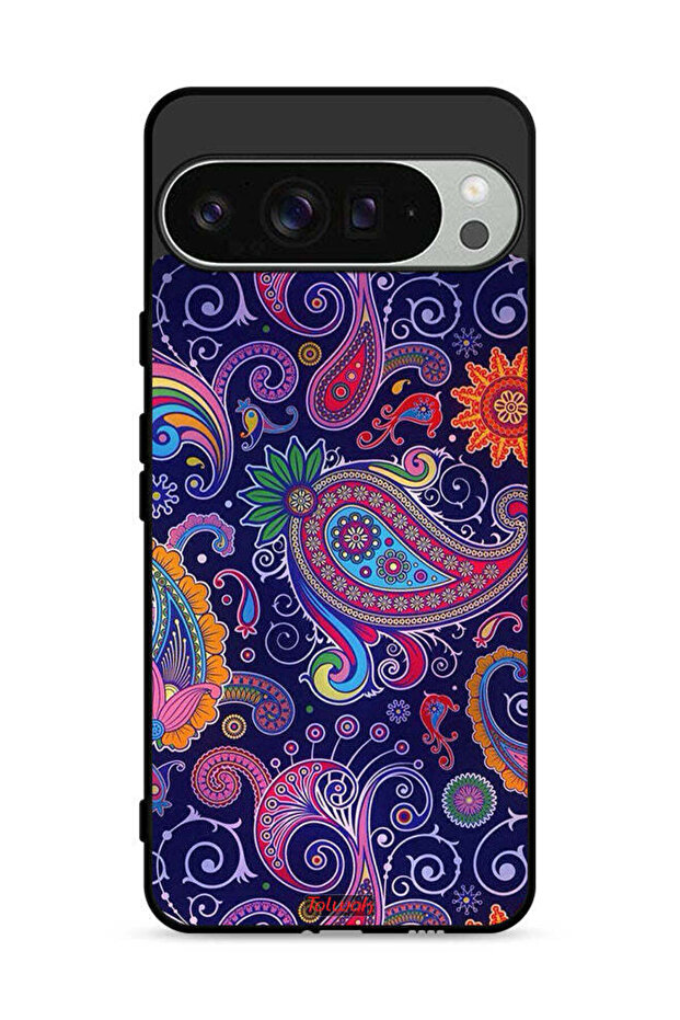 غطاء حماية لجهاز Google Pixel 9 Pro XL بنمط فن الماندالا