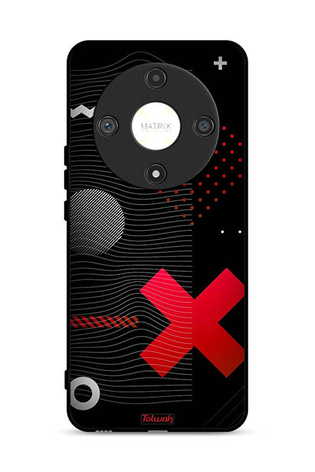غطاء حماية لهاتف Honor X9b 5G بعلامة الصليب