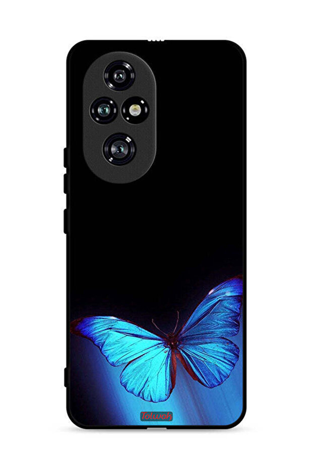 غطاء حماية لهاتف Honor 200 Pro 5G بنقشة فراشة