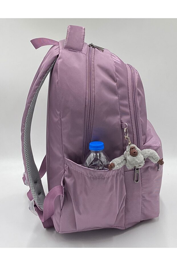 حقيبة ظهر مدرسية من قماش الساتان المسطح مقاومة للماء صغيرة 34100 - 4