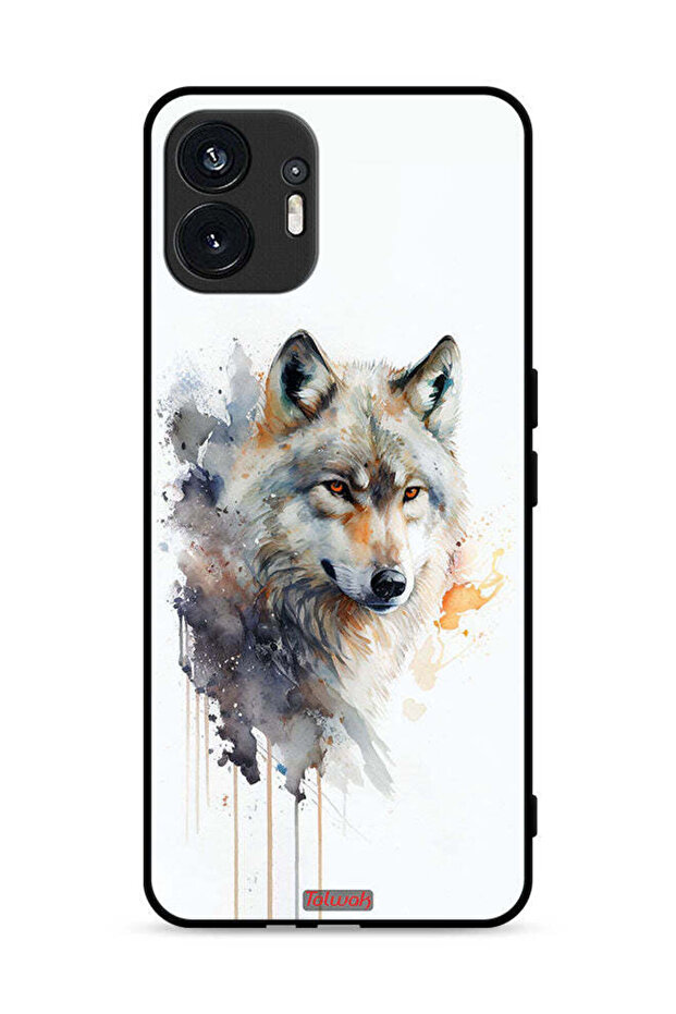 Nothing Phone (2) 5G Protective Case Cover Wolf Abstract Art