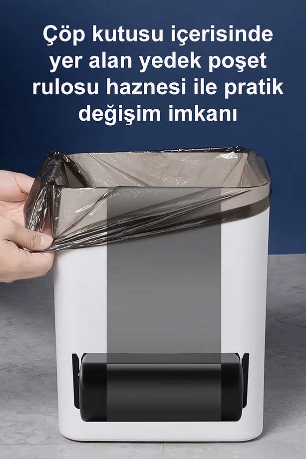 Sensörlü 16 Litre Çöp Kovası (Şarj Edilebilir Lityum Pilli) / GT-SC03N - 7