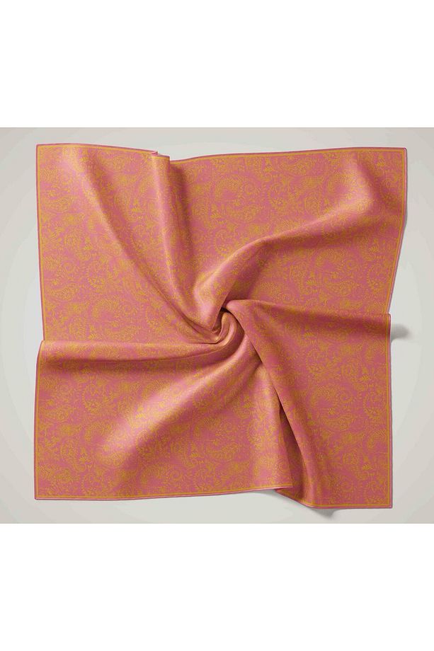 Soft Eşarp 47055 Pembe-Hardal Karışık Desen - 1