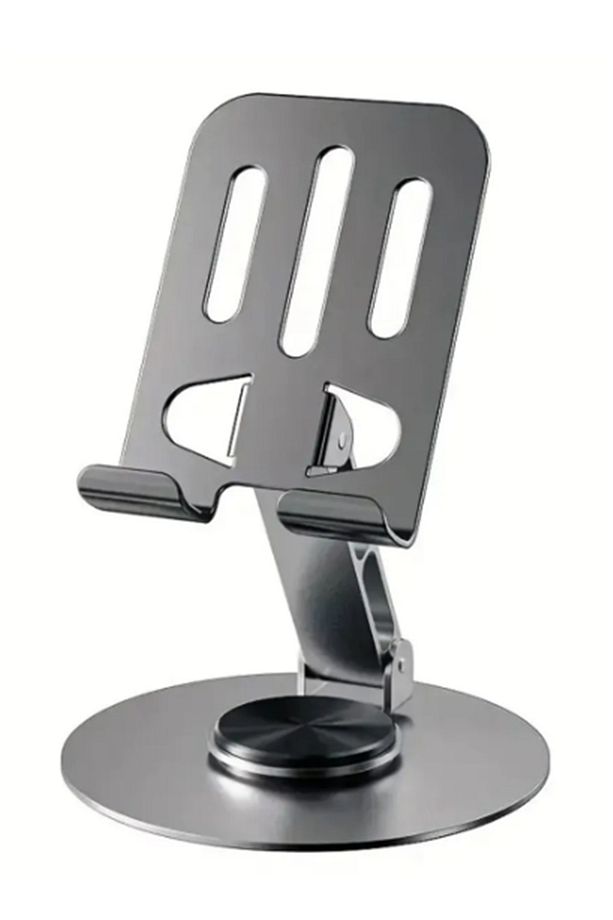 Yüksek Kalite Metal 360 Derece Dönebilen Ayarlanabilir Telefon Ve Tablet Tutucu Masa Üstü Stand - 1