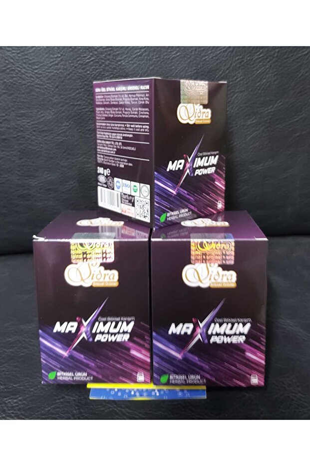 Ballı Bitkisel Macun Sidra Maximum 240 Gr X 3 Adet - 1