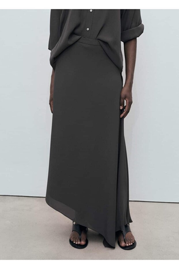 Asymmetrical Long Skirt