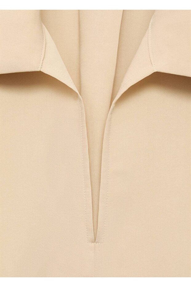 Truvakar kollu oversize gömlek - 8