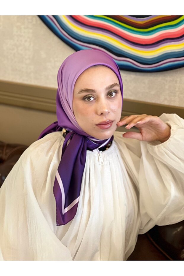 وشاح تصميم تانكا بتدرجات باهتة - 1