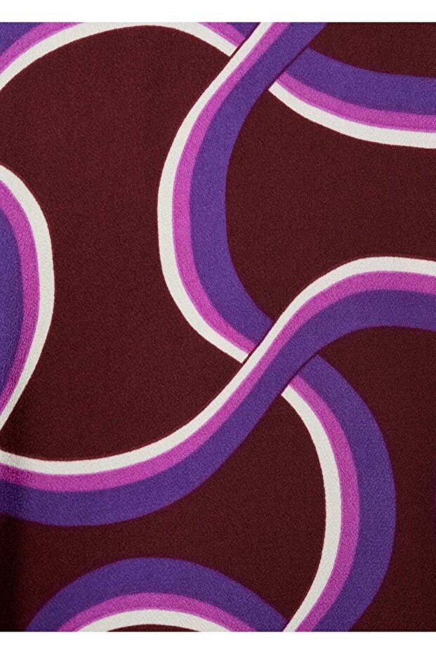 Soyut desenli gömlek - 8