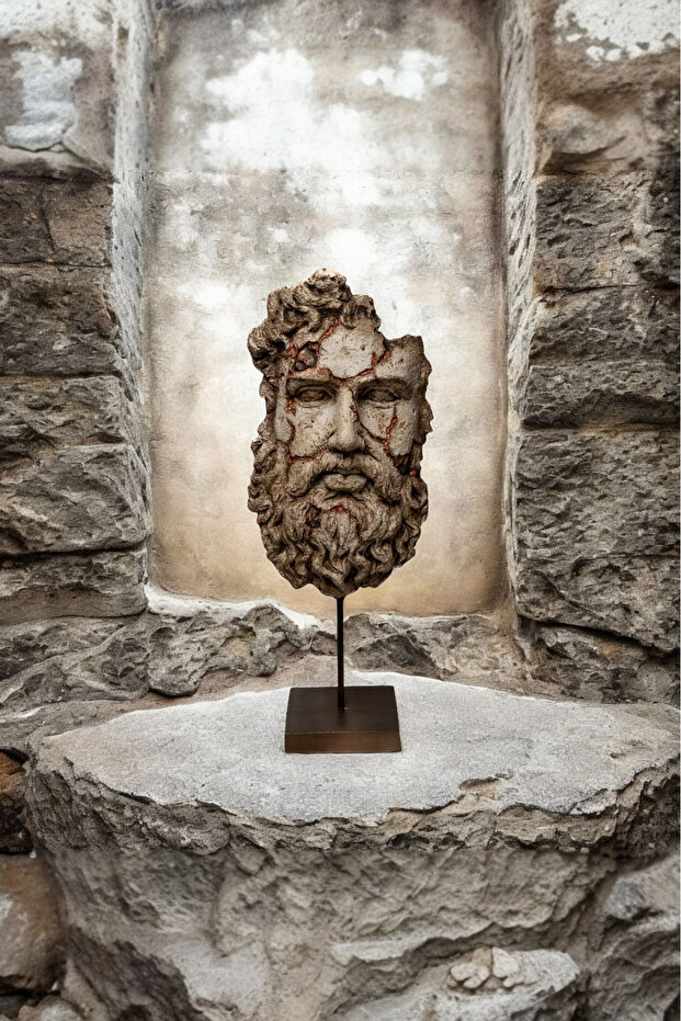 Dekoratif Zeus Büst - 1