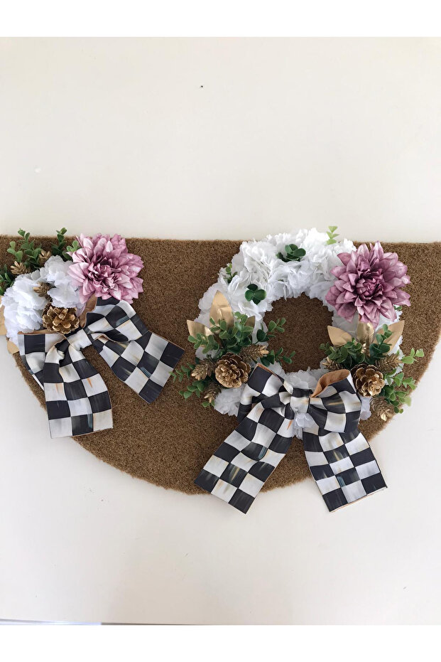 Mackenzie Kurdeleli Kapı Süsü Coco Paspas 2`li set - 2