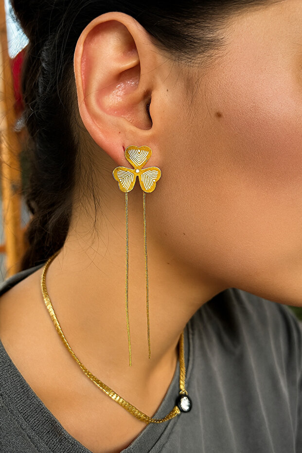 أقراط البرسيم المتدلية - 2