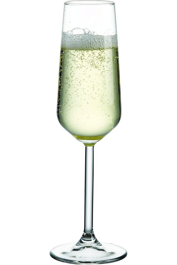 ALLEGRA GLASS CHAMPAGNE STEMWARE 6 PCSSET - 1