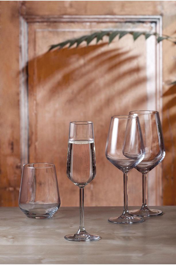 ALLEGRA GLASS CHAMPAGNE STEMWARE 6 PCSSET - 9