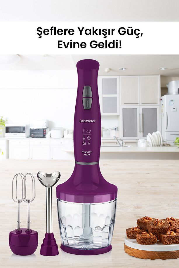 Menekşe Elektrikli Mutfak Çeyiz Seti 4 Lü Evlilik Paketi  GM7702 - 4