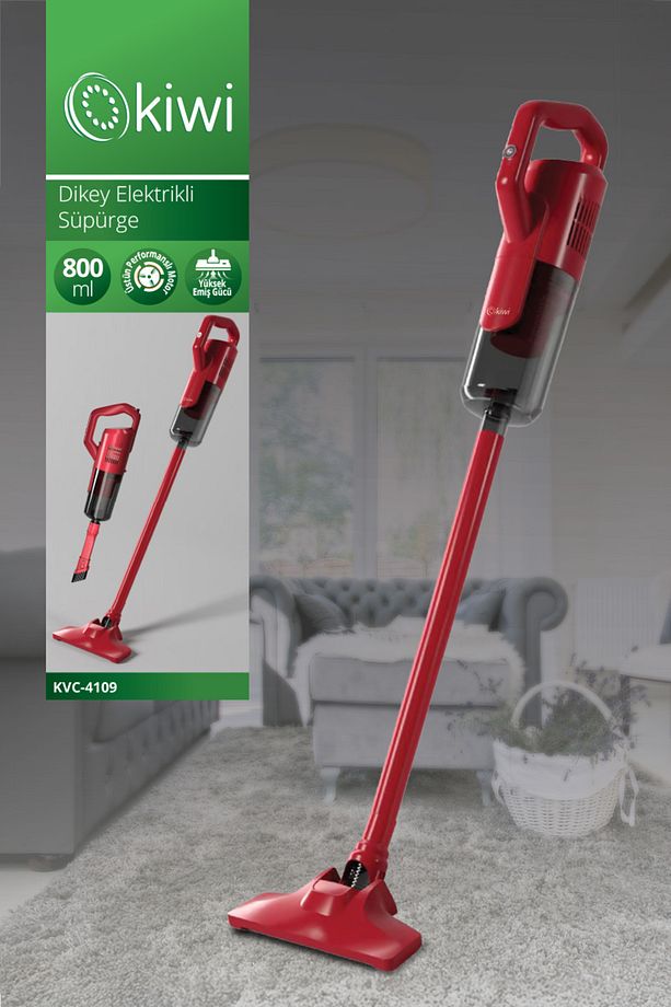 Kvc-4109 2'si 1 Arada El Tipi ve Dikey Elektrikli Süpürge - 1