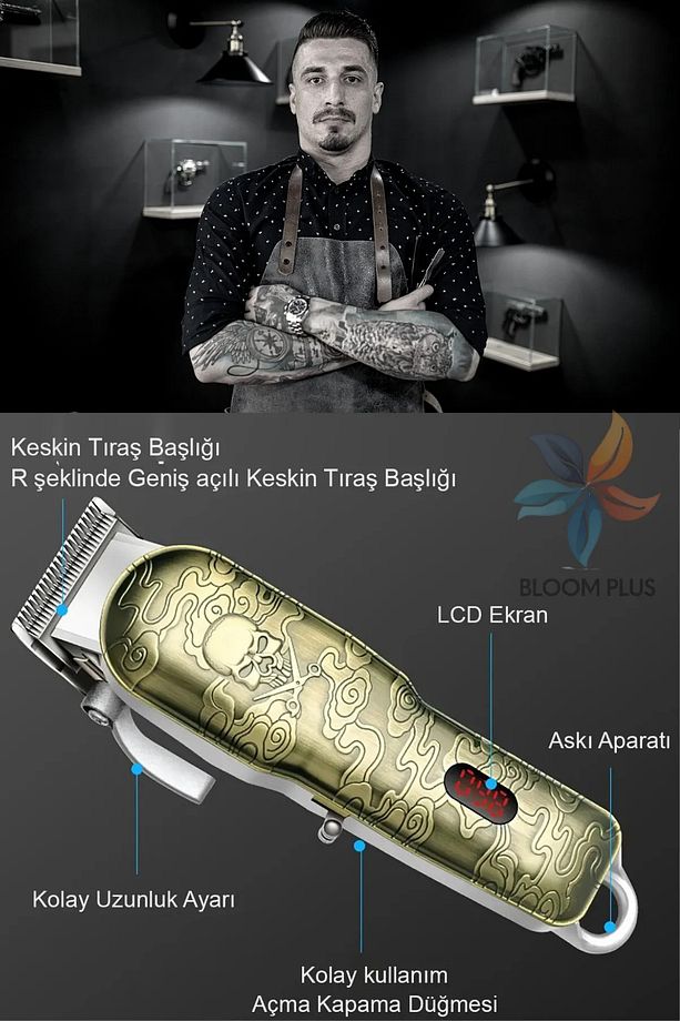 Daling Dijital Ekranlı Lazer Epilasyon Öncesi Saç ve Tüm Vücut Kişisel Bakım Traş Makinası - 4
