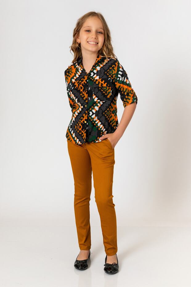 Devojčice, senfaste pantalone - 2