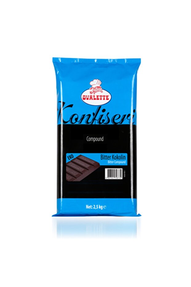 Ovalette Konfiseri Eko Bitter Çikolata 2.5 kg - 1