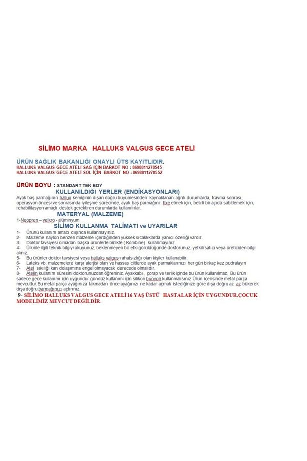 2li Halluks Valgus Gece Ateli Düzeltici Tedavi Ayak Başparmak Kemiği Çıkıntısı Bunyon Kemik Koruyucu - 4