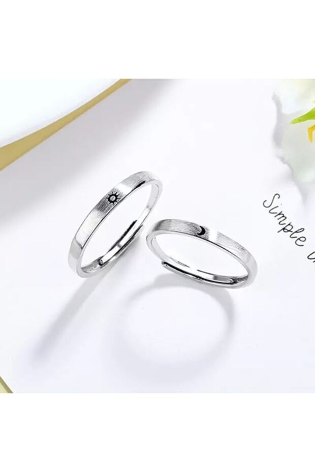 مجموعة حلقات للزوجين من Sun Moon Lover - 2