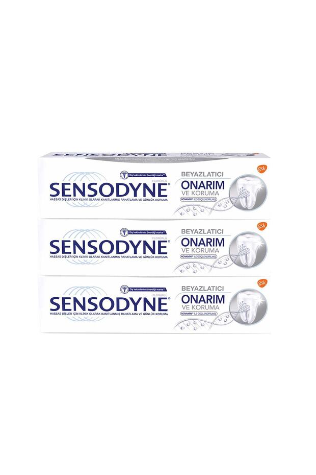 Beyazlatıcı Onarım Ve Koruma Diş Macunu 75 Ml X 3 Adet - 1