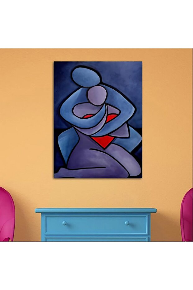 Mutlu Çift Kanvas Tablo - 1