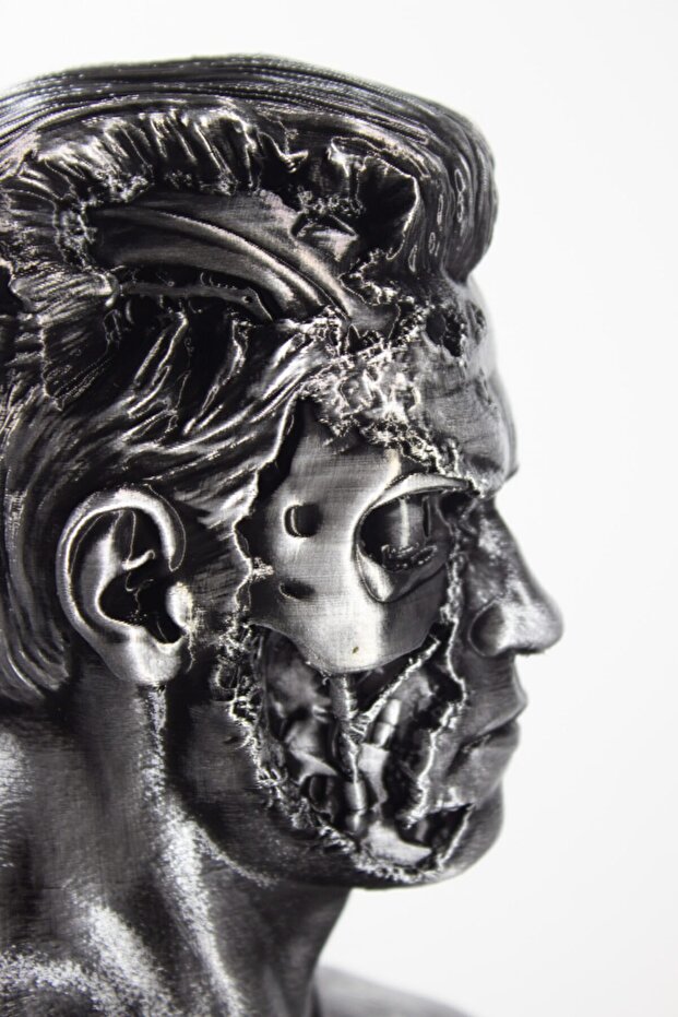 Terminatör Büst Figür 15 Cm - 4