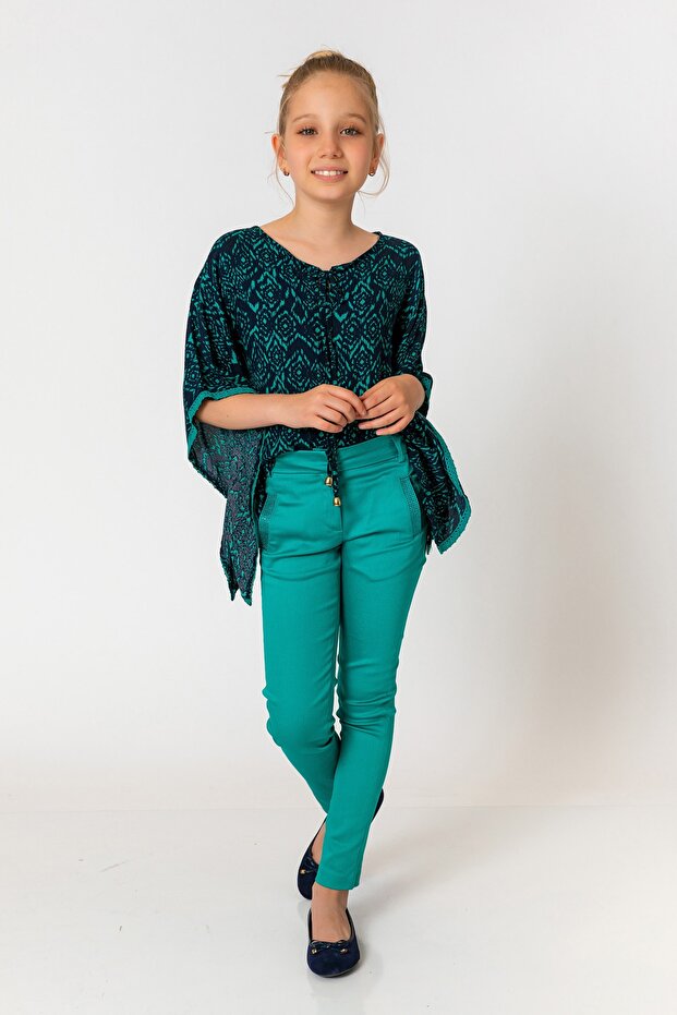 Zelene pantalone za devojčice - 4