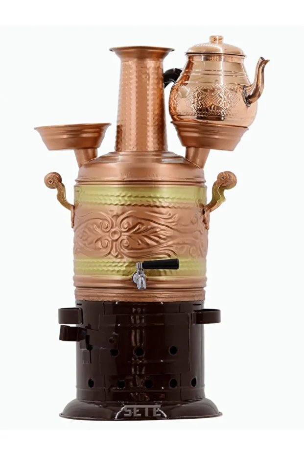 Bakır Semaver 5 lt Sobalı - 2