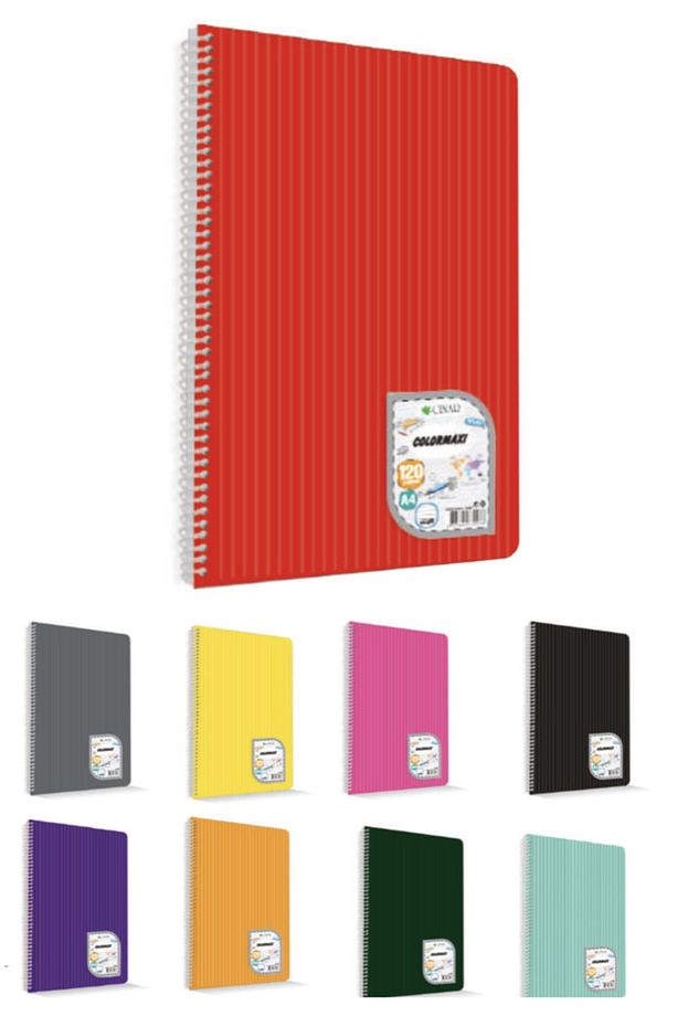 5 Adet Sipiralli Defter A4 Boy 60 Yaprak - 1