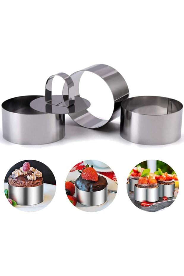 Narkalıp Parfe Kalıbı 4lü Set En- 8cm Derinlik 5 Cm - 4