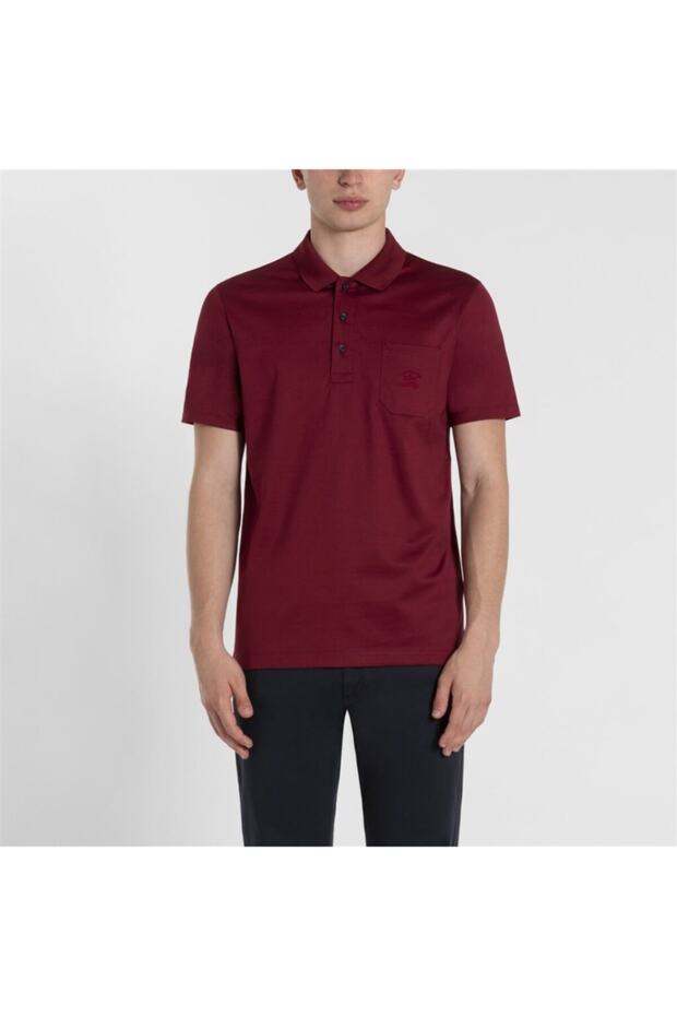 Men's Knitted Polo Shirt C.wCotton