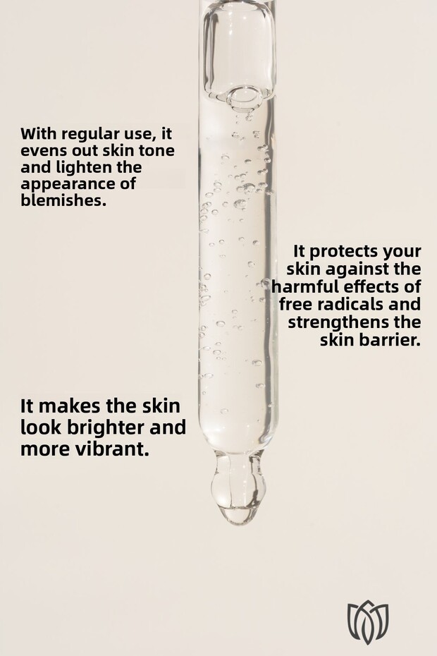 Brightening Serum Containing 5% Vitamin C & Niacinamide – Licorice Root and Ginkgo Biloba Extract 30 ml - 3