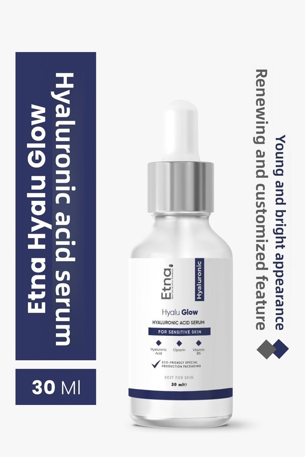 Hyalu Glow Intensive Moisturizer & Facial Skin Plumping & Moisture Bomb Hyaluronic Acid Serum 30 ml