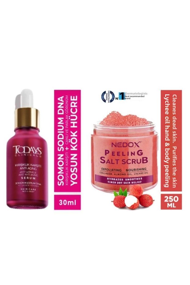 Todays Clinicals Salmon + Nedox Lychee Oil (Lychee Oil) Nourishing, Purifying and Moisturizing Hand & Body Pe