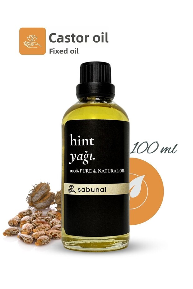 Castor Oil 100 ml - Anti-Hair Loss and Hair Care Natural Oil