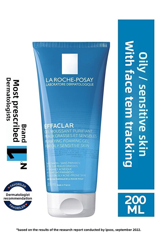 Effaclar Purifying and Balancing Gel for Oily and Sensitive Skin 200 ML,,